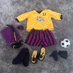 American Girl Doll Soccer Set